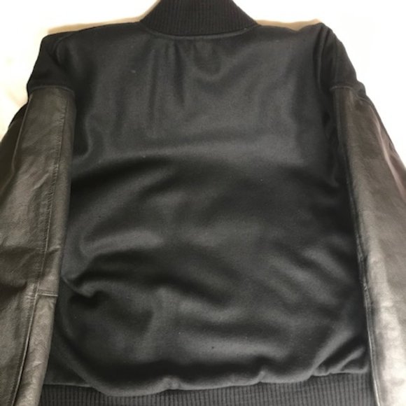 KCSM stadium jacket, wool blend and leather M/L - Picture 14 of 14